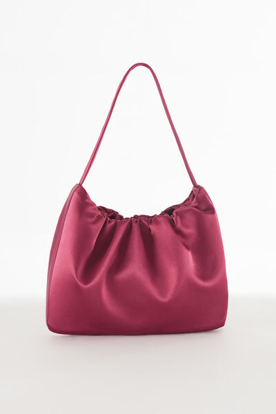 Shoulder bag in raso