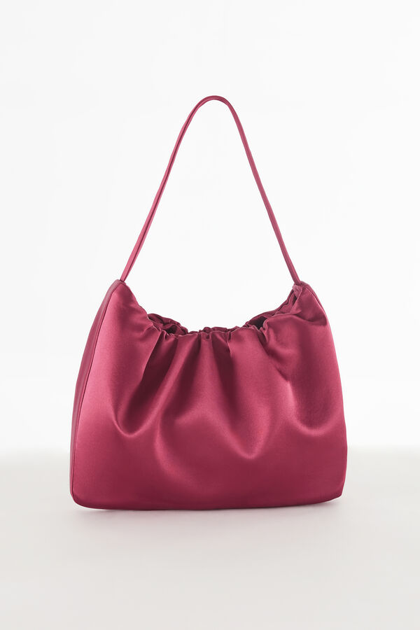 Shoulder bag in raso