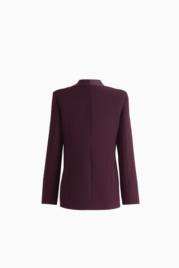 Blazer com lapela brilhante