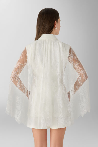 Lace cape jacket