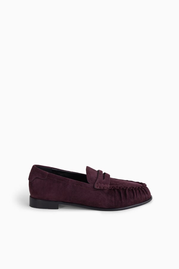 Suede loafers