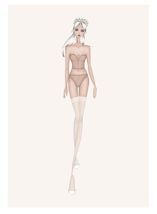 Bustier Corto in Microfibra