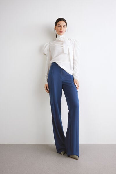 Crepe Trousers
