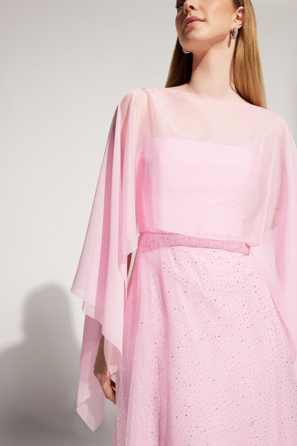 Chiffon cape