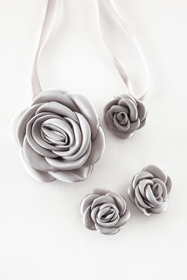 Blumen-Gürtel-Set und Blumen-Clip