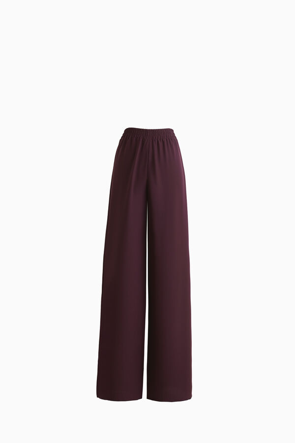 Soft wide-leg trousers