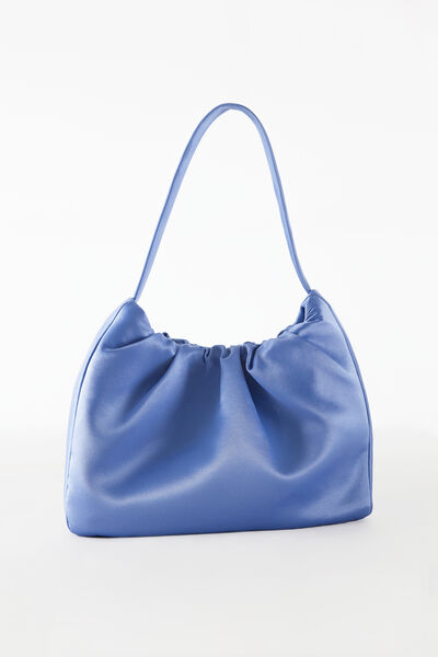 Satin clutch with handles