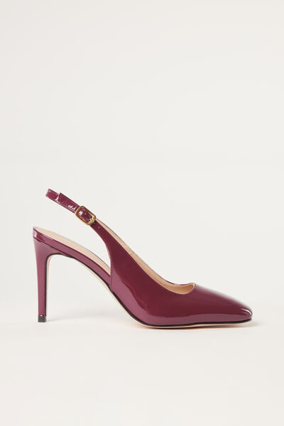 Slingback  in vernice