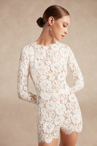 Jumpsuit di pizzo