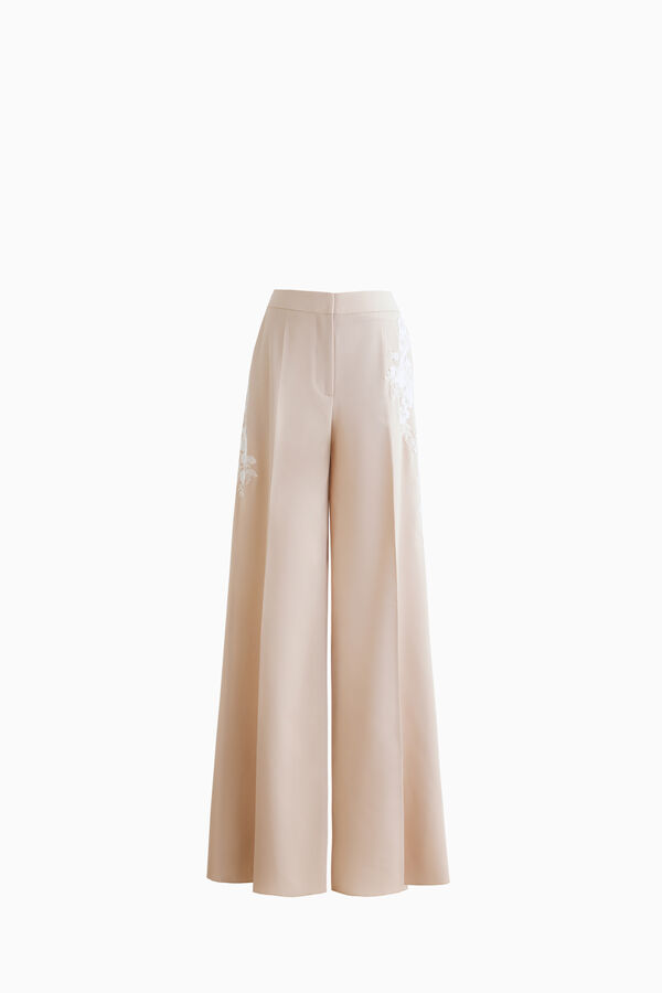 Pantaloni ricamati