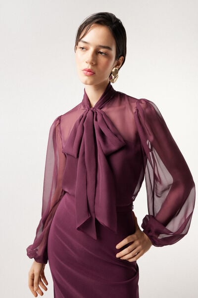 Camicia con fiocco