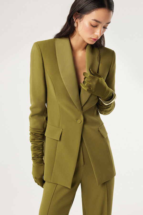 Satin Crepe Jacket