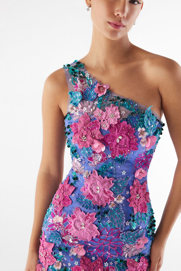 Glicine Short Dress