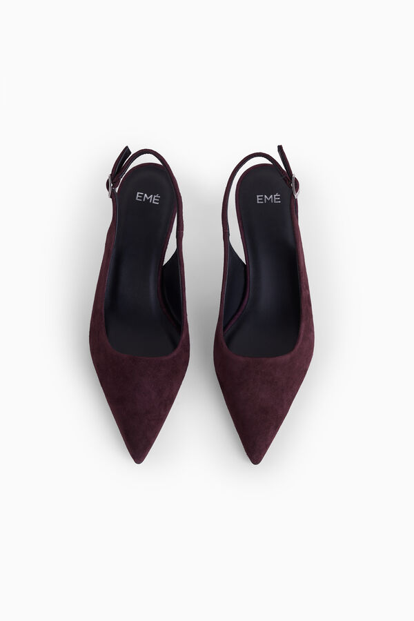 Slingback in suede