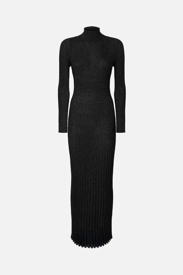 Lam&egrave; Ribbed Maxi Dress