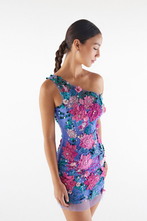 Glicine Short Dress