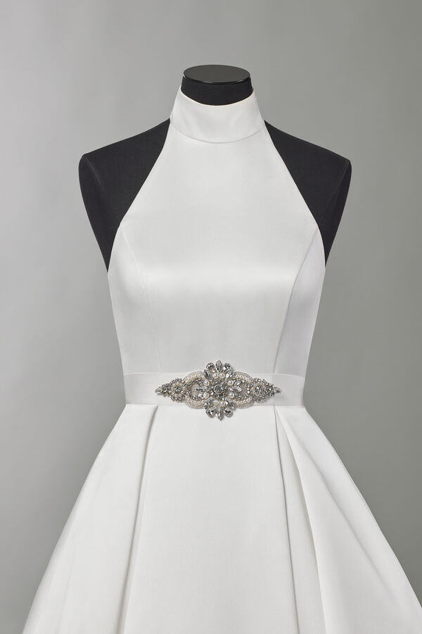 Ceinture avec des strass et des perles