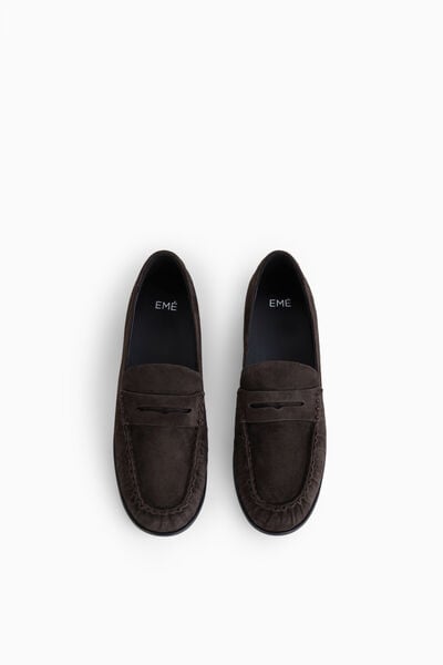 Suede loafers