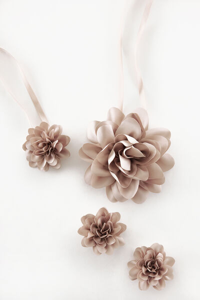 Kit cintura e clip fiore