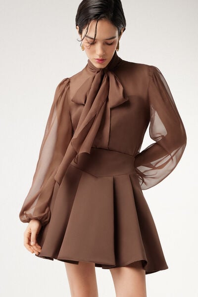 Camicia con fiocco