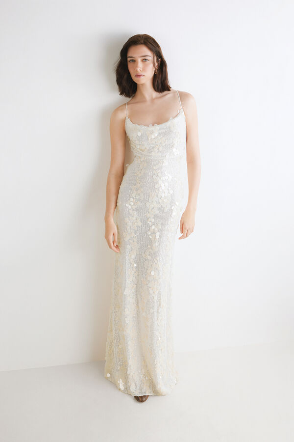 Crisantemo long dress