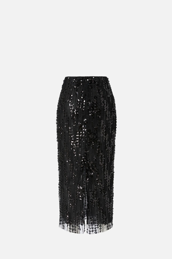 Beaded Midi Skirt