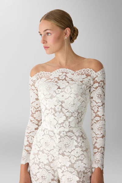 Short lace jumpsuit