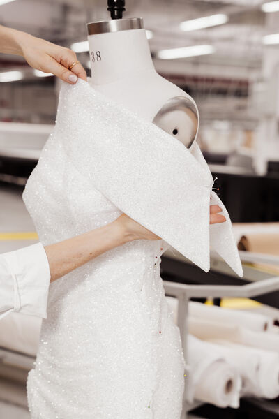 Abito da Sposa personalizzato in glitter
