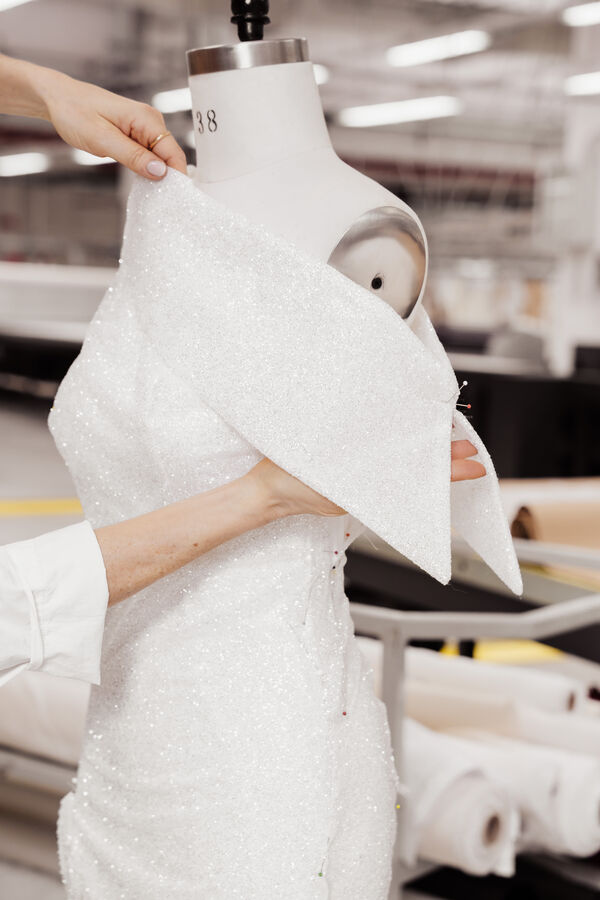 Abito da Sposa personalizzato in glitter