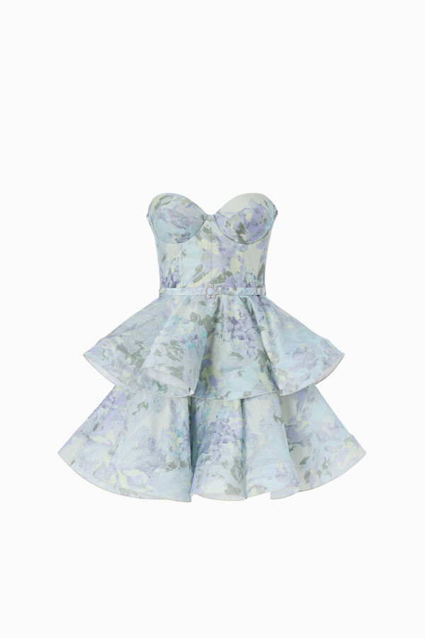 Kurzes Freesienkleid