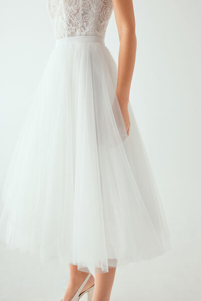 Gonna a ruota in tulle