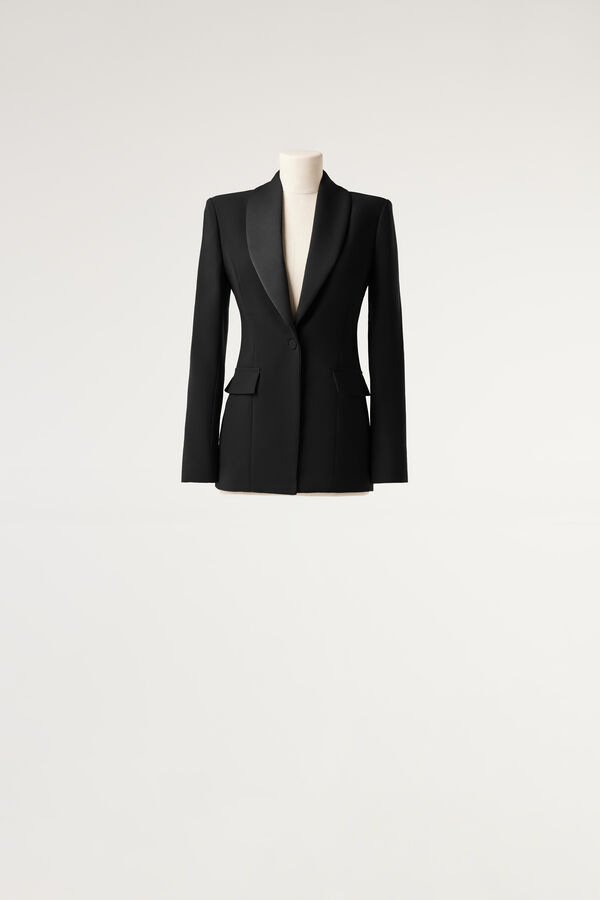 Giacca in crepe satin