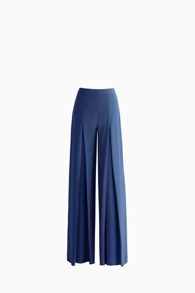 Pantaloni ampi con pences