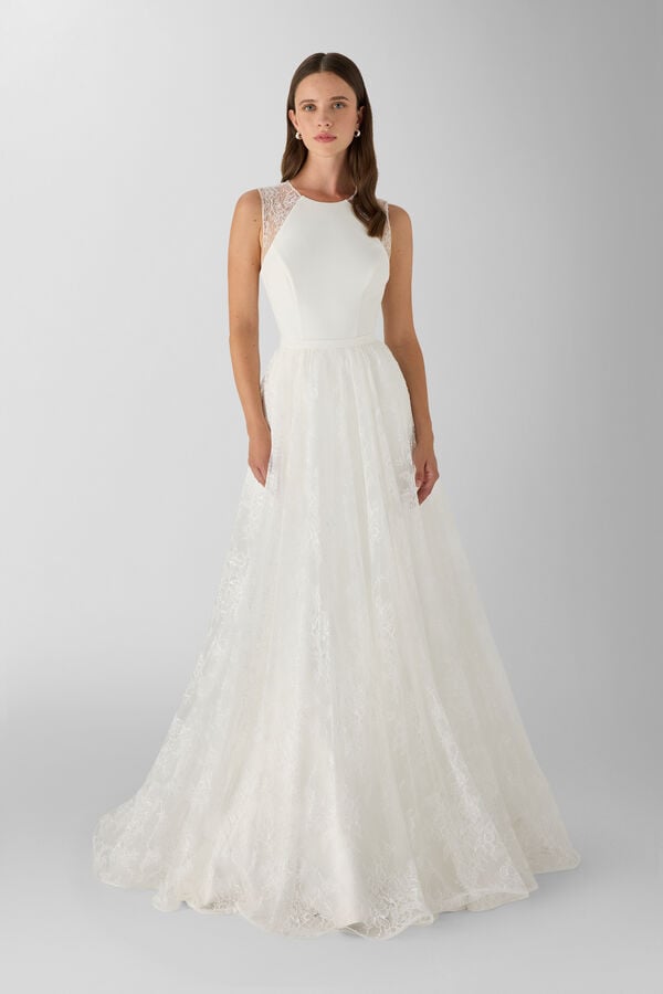 Chantilly lace skirt