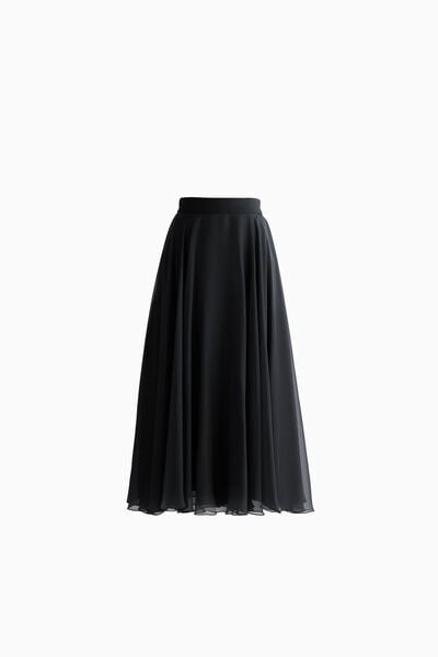 Midi Skirt in Chiffon