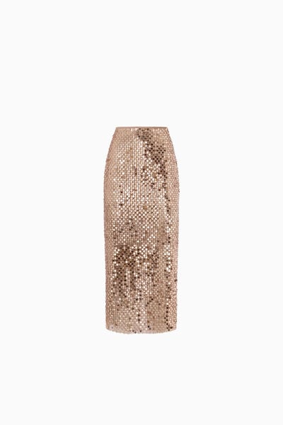 Midi sequin skirt