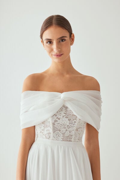 Collo omerale in organza