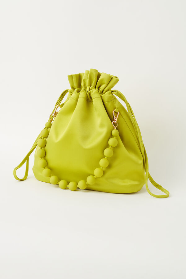 Satin purse.