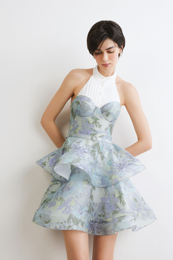 Kurzes Freesienkleid