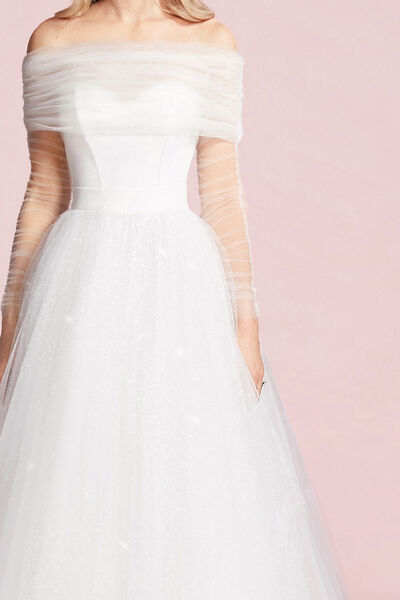 Gonna in tulle e glitter