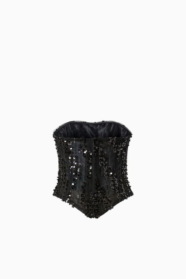 Besticktes Bustier