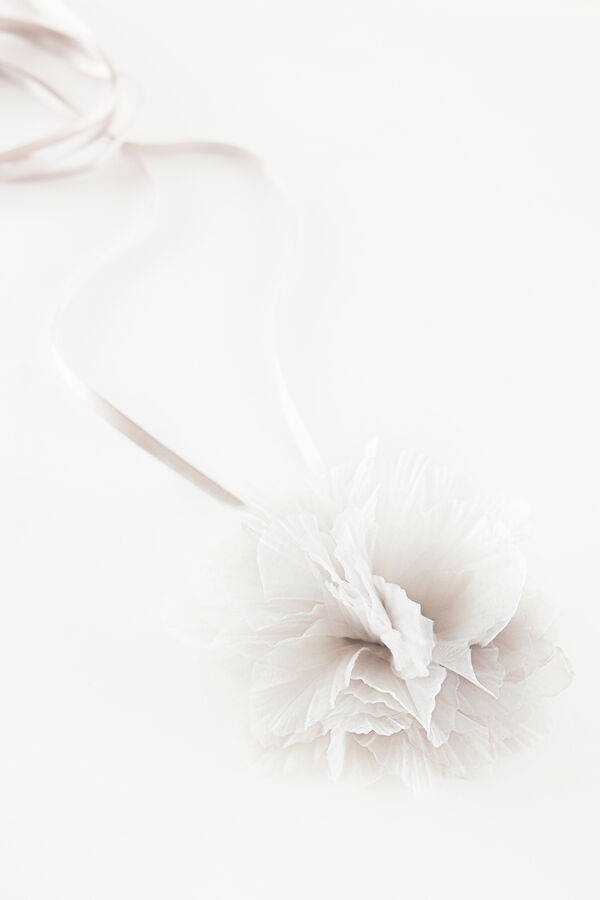 Belt with flower
