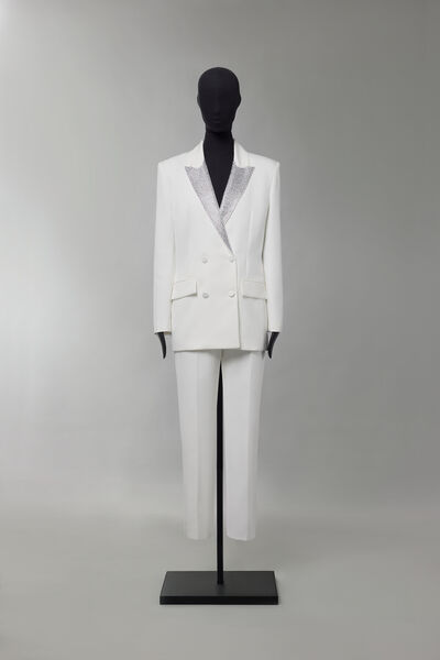 Outfit with rhinestones