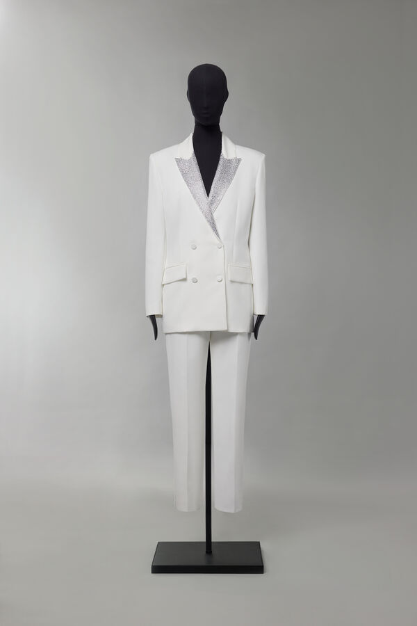 Outfit with rhinestones