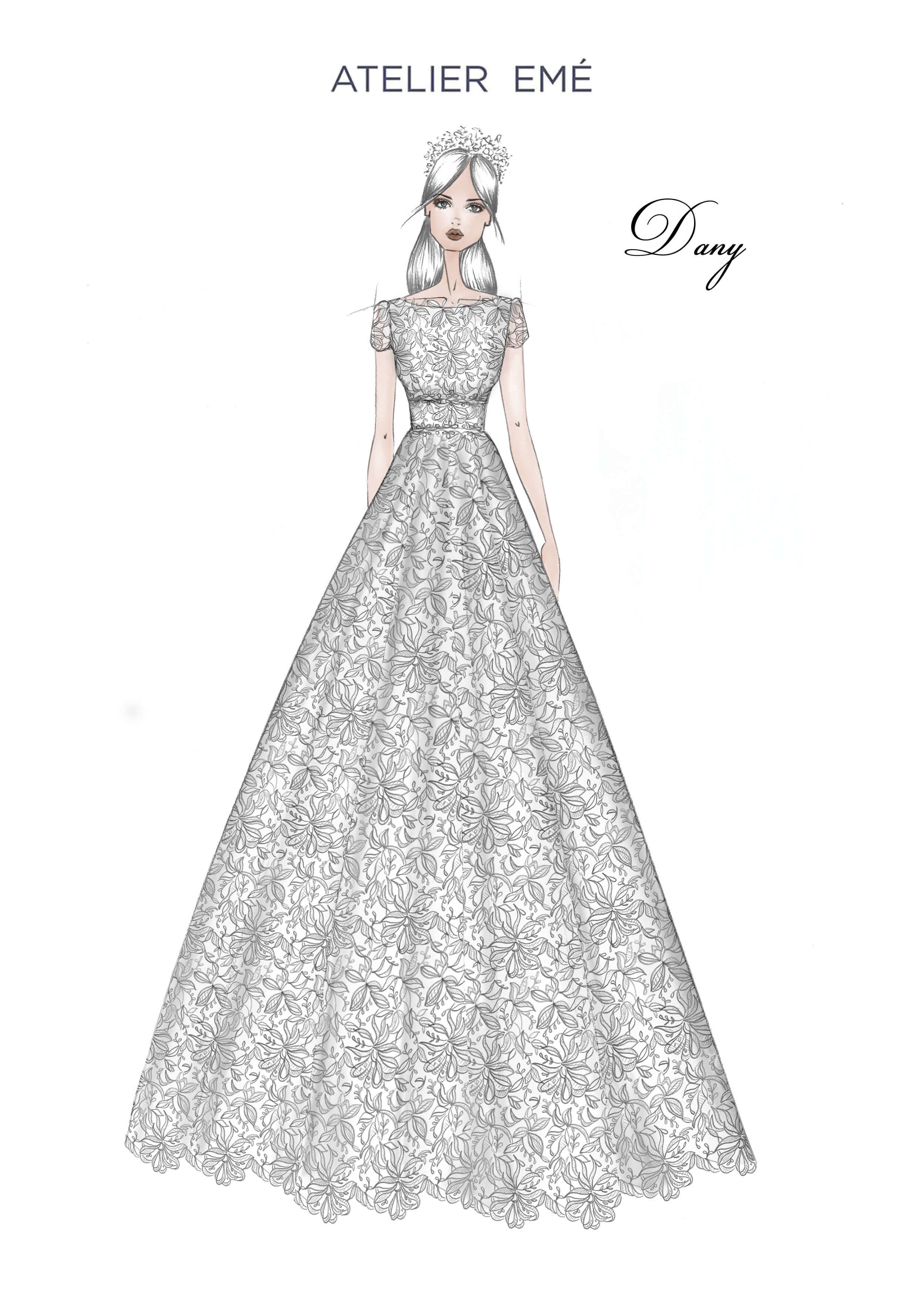 Abito da sposa Dany - Scollo a barchetta - Collezione 2022