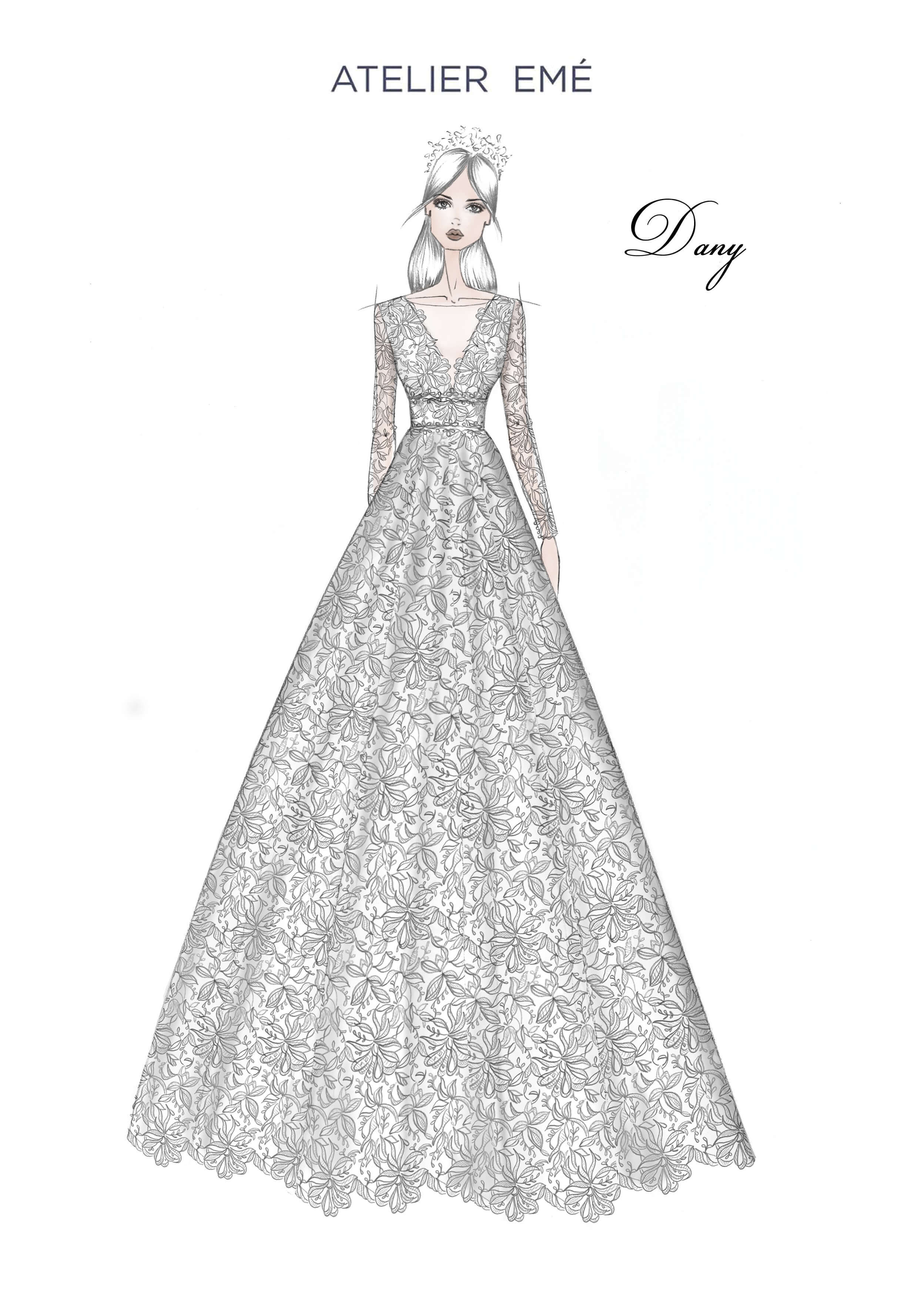 Abito da sposa Dany - Manica lunga - Collezione 2022