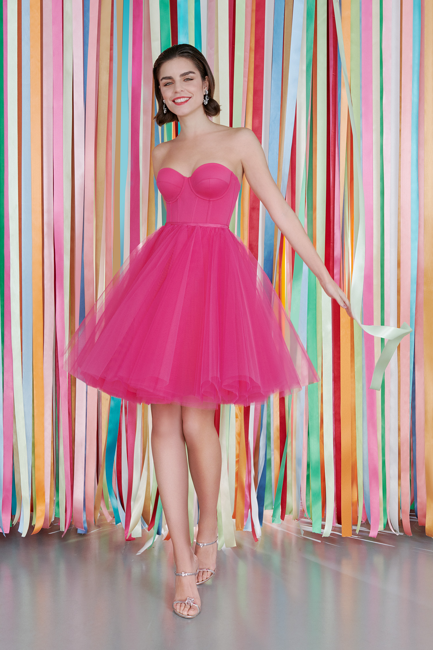 Bustier in raso e Gonna in tulle | Atelier Em�