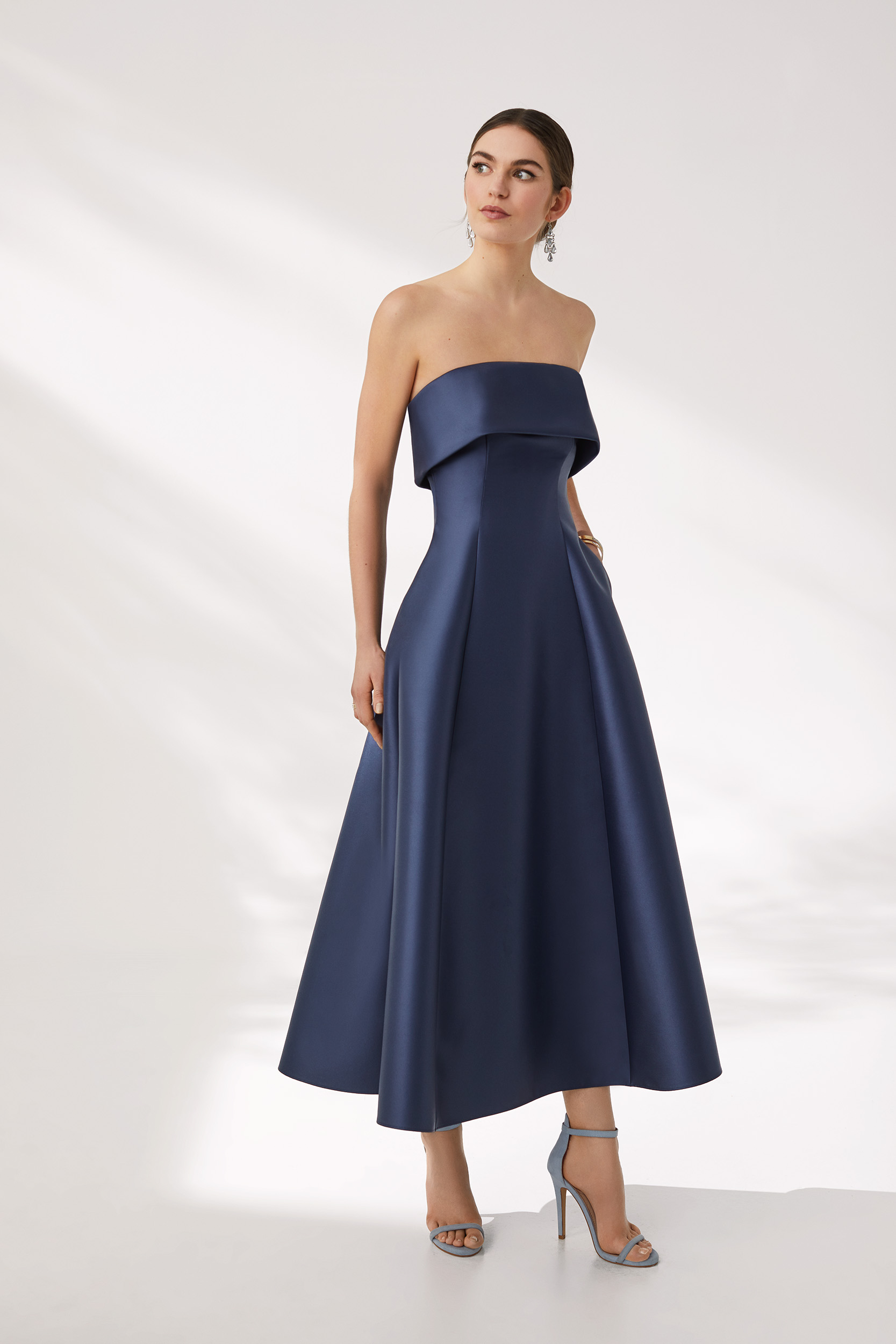 Abito Midi in Mikado | Atelier Emé