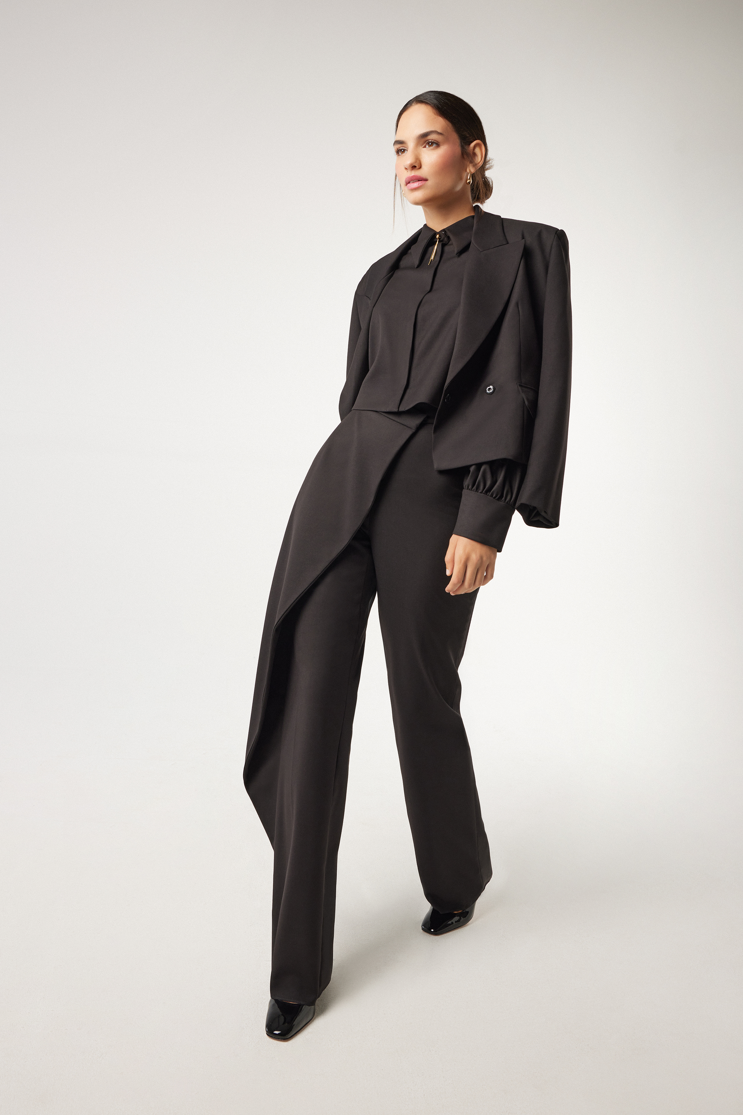 Pantalon Pareo Femme Exit Taille 42 - Rayon, Noir, Neuf Sans étiquettes, Style Ample