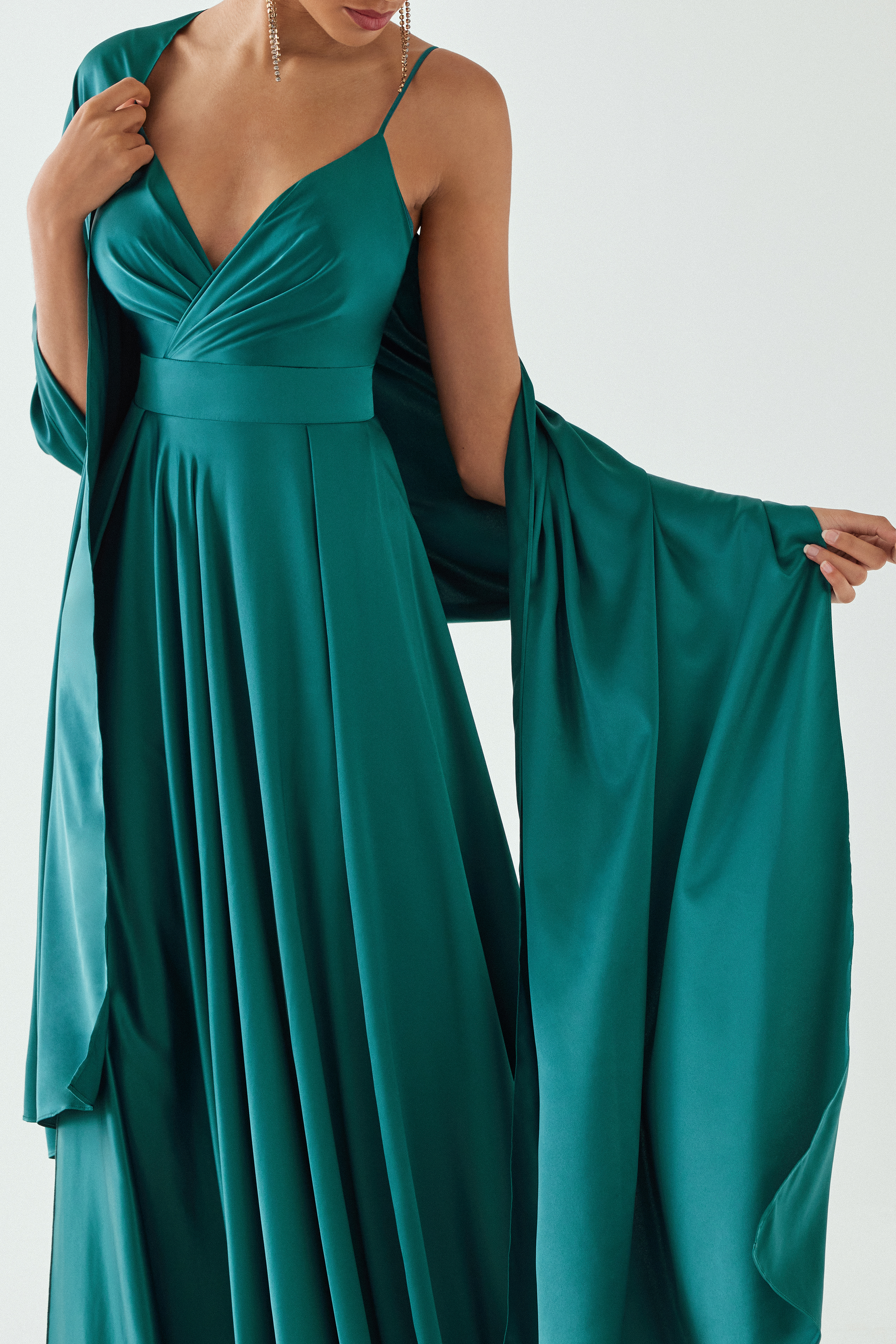 Atelier Emé Stola Chiffon Verde Atelier Emé Stola Fucsia Chiffon